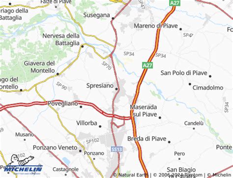 Mappa MICHELIN Spresiano